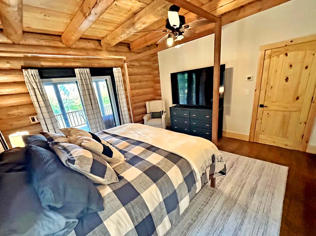 Log Cabin package bedroom layout BED