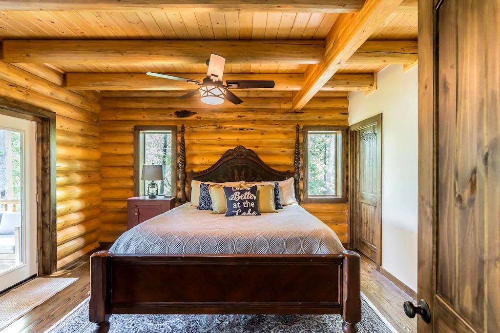 log cabin bedroom suite