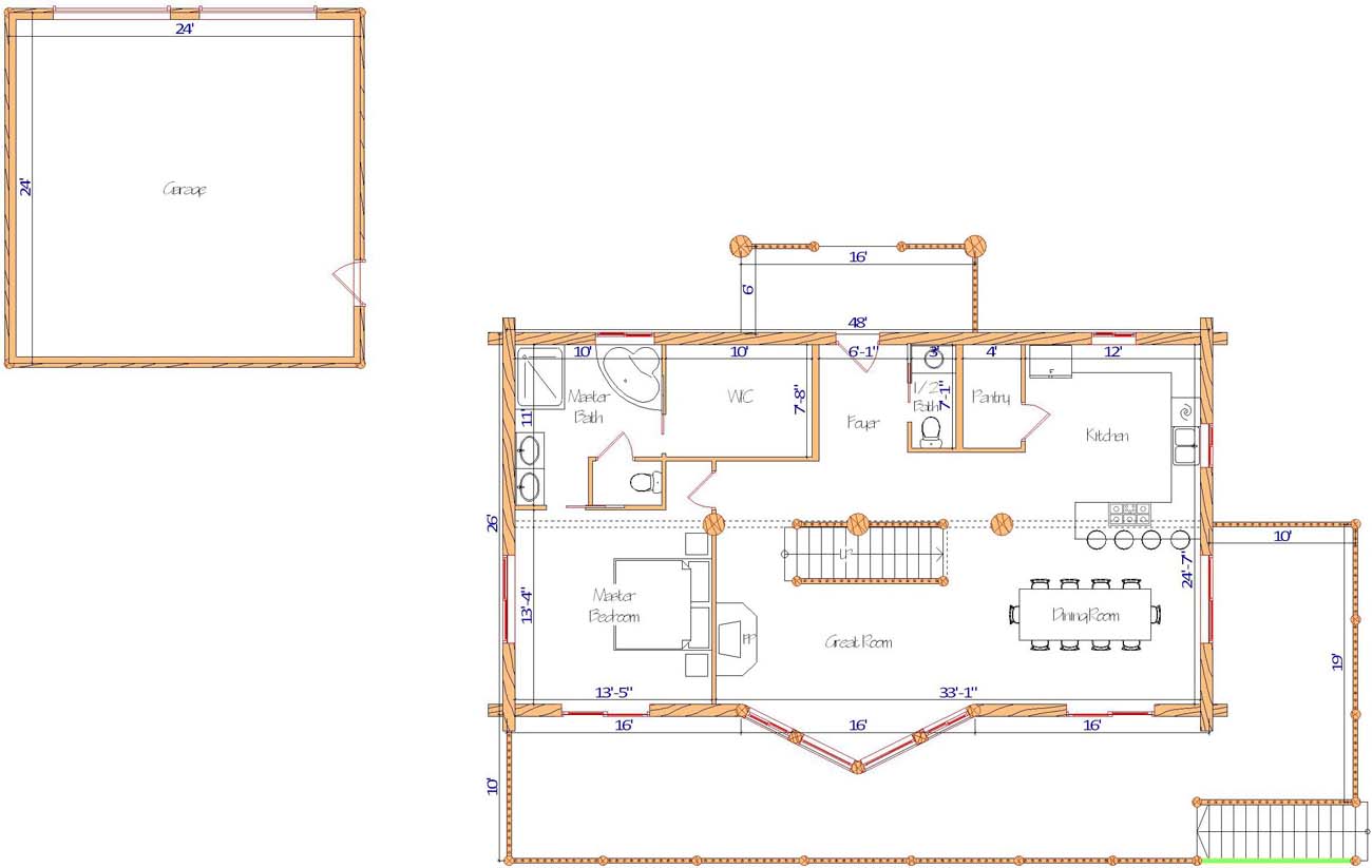 26x48 Blue Valley Main Floor