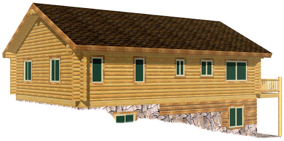 Cozy large house with porch and green windows